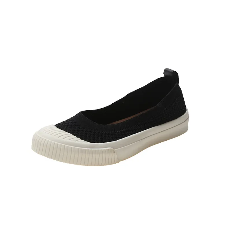 2024Shallow Mouth Casual Woman Shoe Slip-on Round Toe Female Footwear Loafers With Fur Soft New Slip On Summer Moccasin r