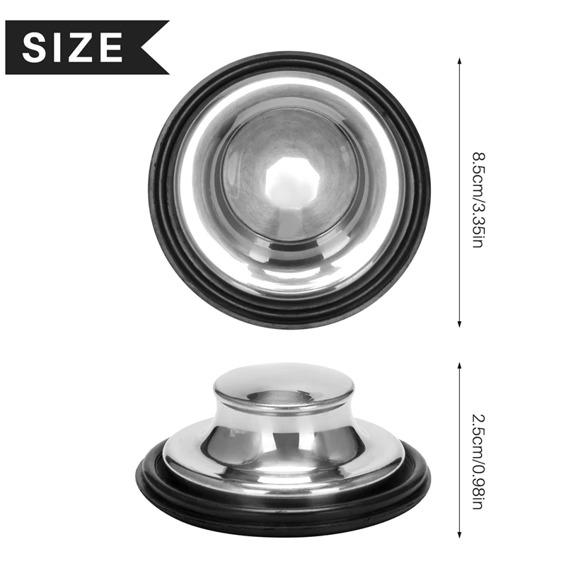A95I-3 3/8 Inch Kitchen Sink Stopper Stainless Steel Garbage Disposal Plug Kitchen Sink Plug Fits Standard Kitchen Drain Size