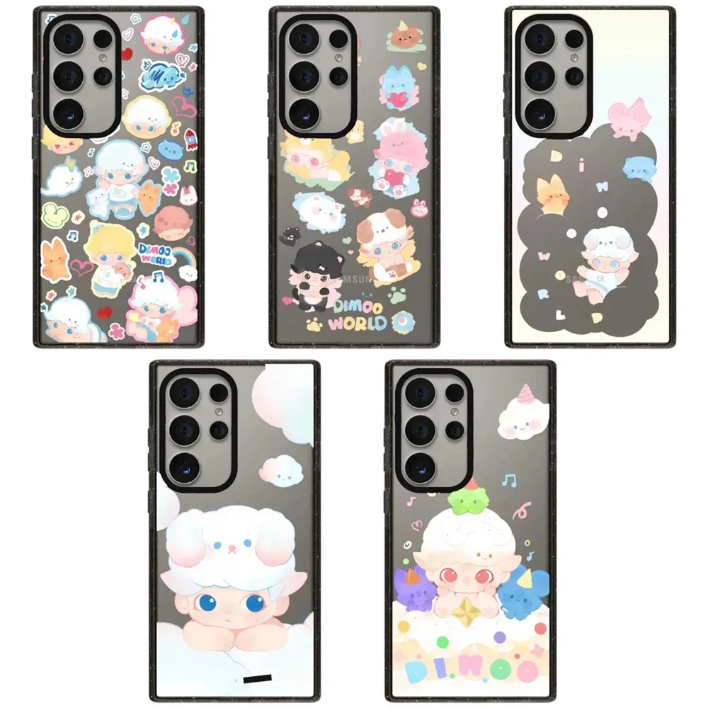 

Cartoon Doll Cloud Acrylic Protective Case for Samsung Galaxy S22U S23U S24 Ultra S24+ Plus Shell with MagSafe