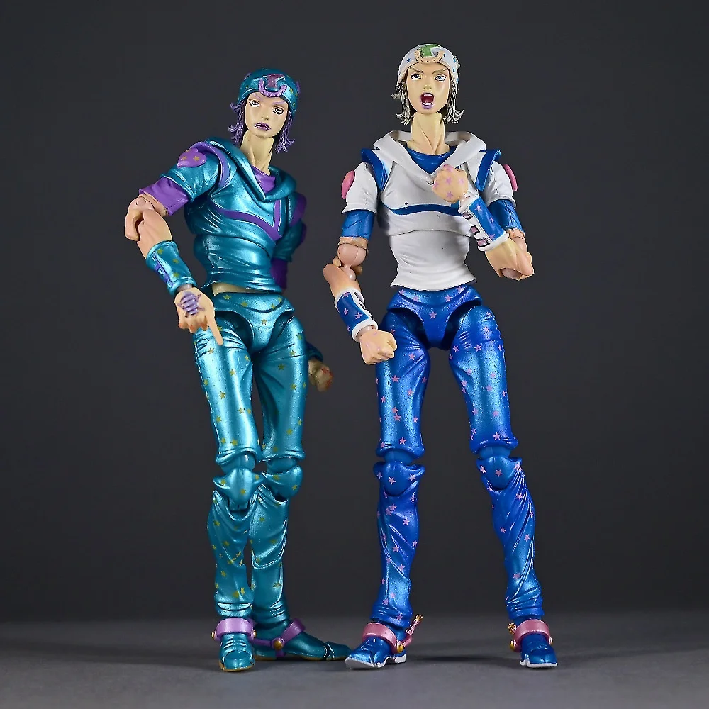 

Anime JoJo's Bizarre Adventure Jonathan Joestar Bastard PVC Action Figure Collectible Model Doll Toy 17CM (Movable)