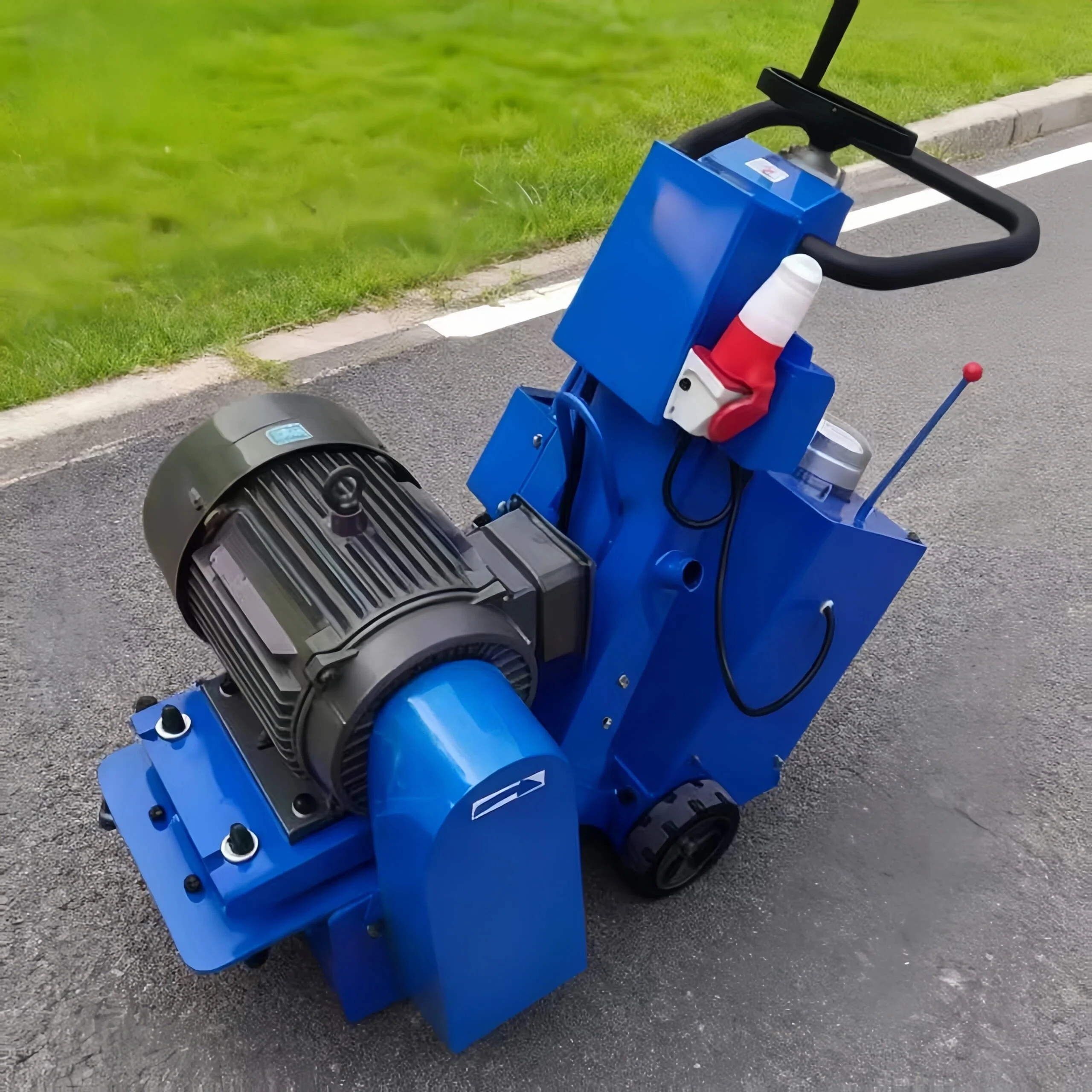 300 Heavy-duty Electric Variable Frequency Automatic Walking Concrete Surface Pretreatment , Road Surface Roughening Machine