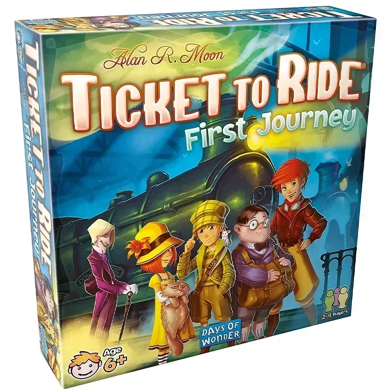 Ticket To Ride Series Euro First Journey giochi da tavolo Dobble Multiplayer Friends Party Play Cards Game Plot Collection Toys Gifts