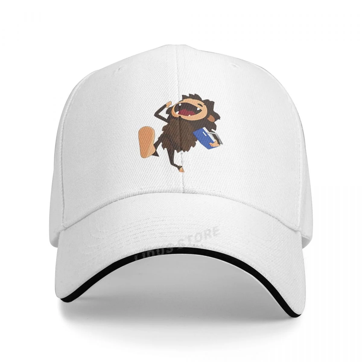 

Sneaky Sasquatch Bigfoot Graphic Baseball Cap Hat Printed Women Sun Black Fish Bonnet Outdoor Boys Solid Color Casual