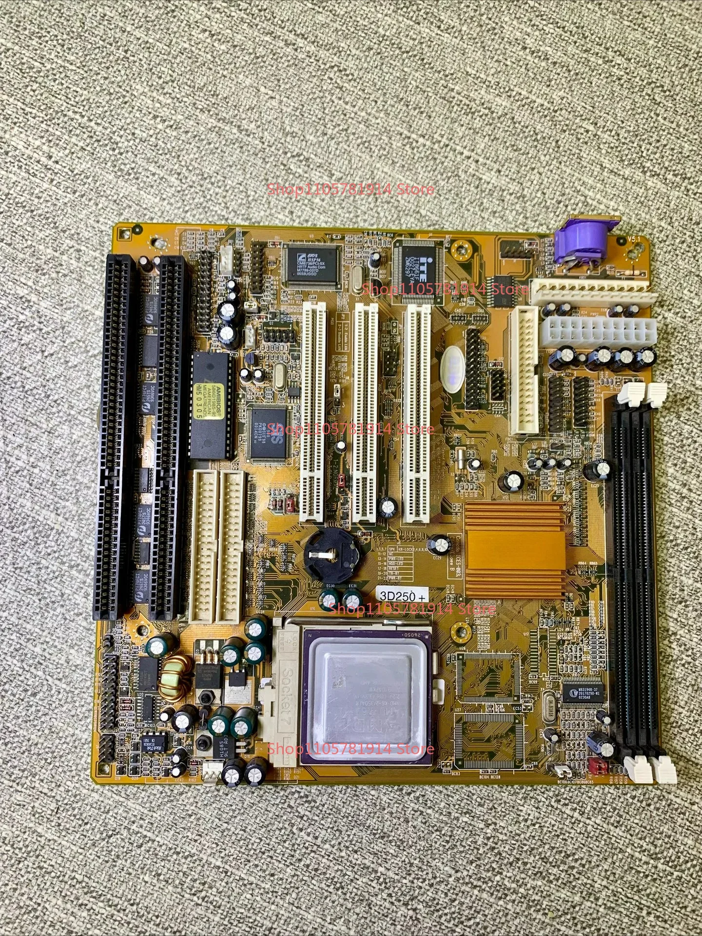 For DDD 3DS250 + Antique Main Board Socket7 Interface 586 Antique Main Board
