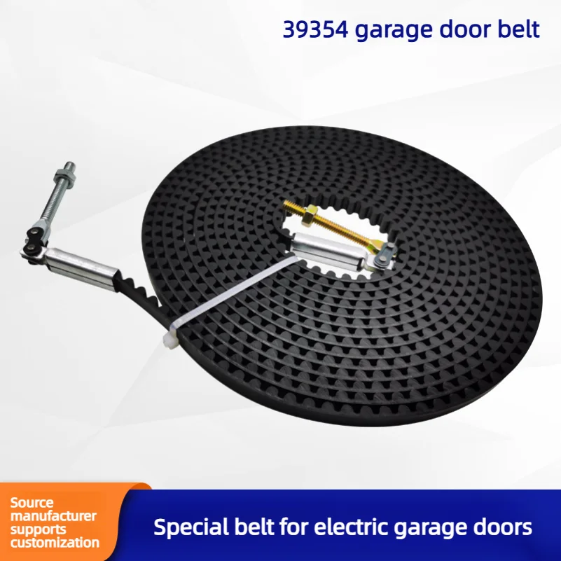 39354RS/SS 7ft/8ft Garage Door Belt Opener Genie Replacement Timing Belt Metal Clips
