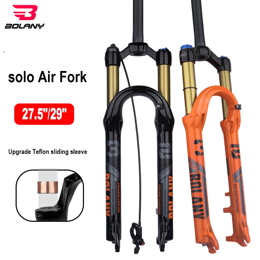 

Bolay Mtb велосипед 27,5/29 дюймов амортизация пневматическая передняя вилка пневматическая подвеска 120 мм дорожный магниевый сплав быстросъемный