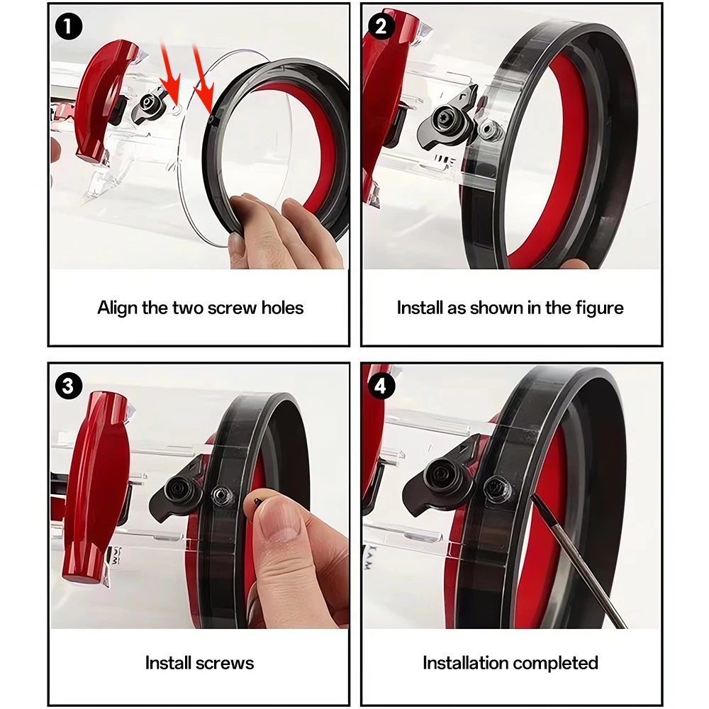 Top Fixed Sealing Ring for Dyson V10 V11 V12 V15 SV14 SV15 SV22 Vacuum Cleaner Dust Bucket Replacement Parts - Image 2