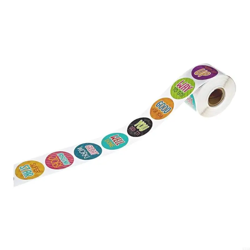 LXAA 500 Pcs Encouragement Sticker Teacher Reward Sticker Decorative Label Sticker Motivational Sticker for Kids
