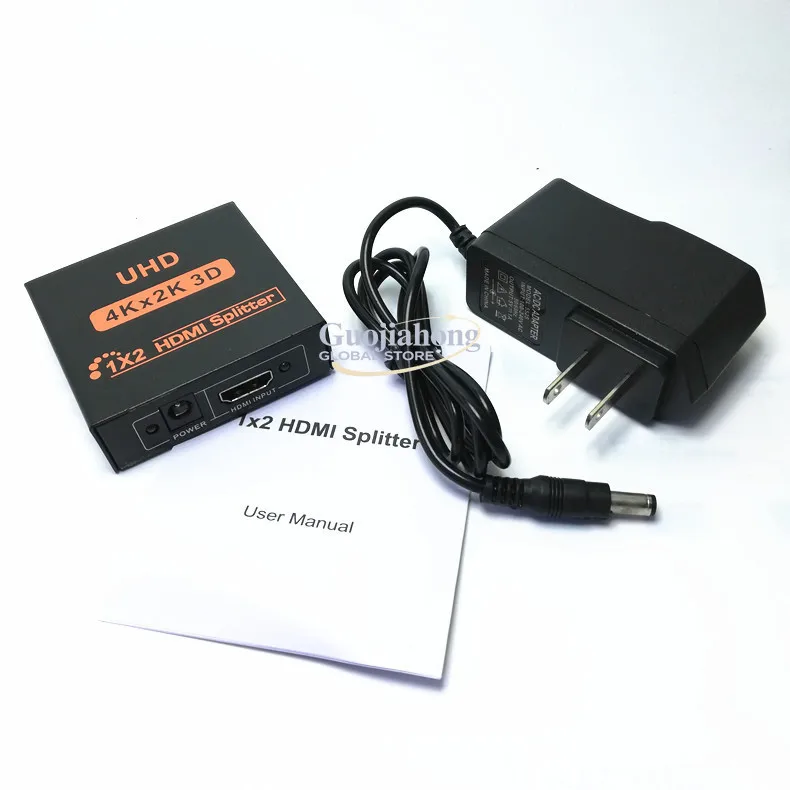 

splitter 1X2 HDTV splitter 1 in 2 out UHD computer ing high definition 4K2K