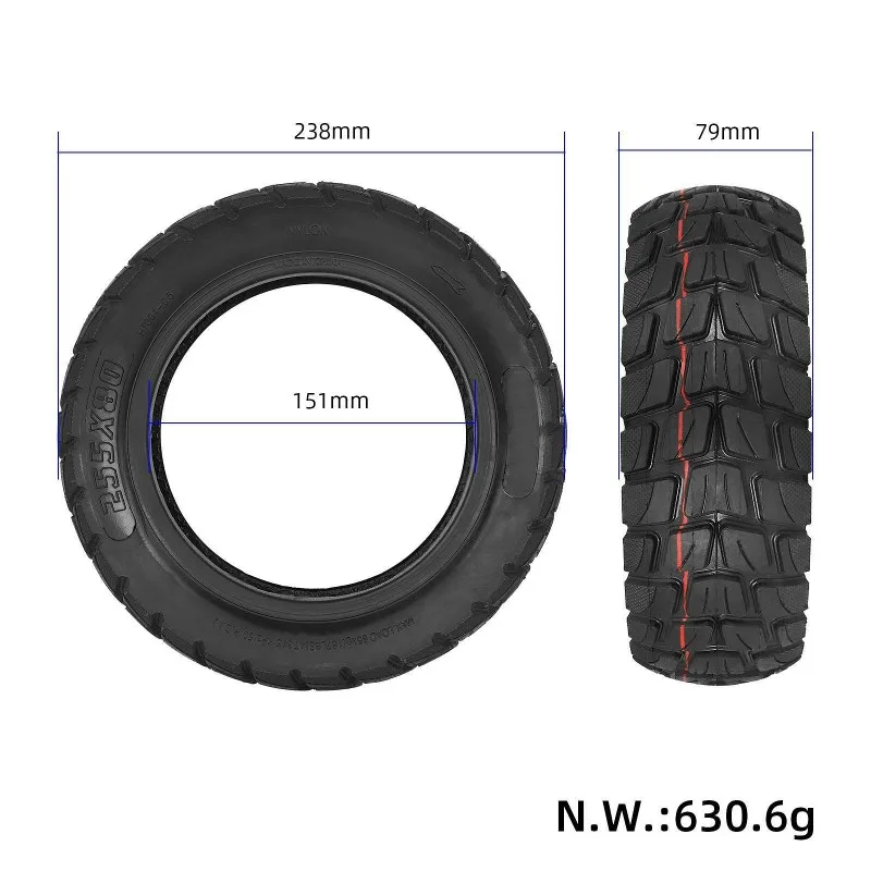 

NEW HOT In Stock-10-Inch 255X80 Off-Road Tire For Electric Scooter Tire Accessories 255X80 Tubeless Tyre