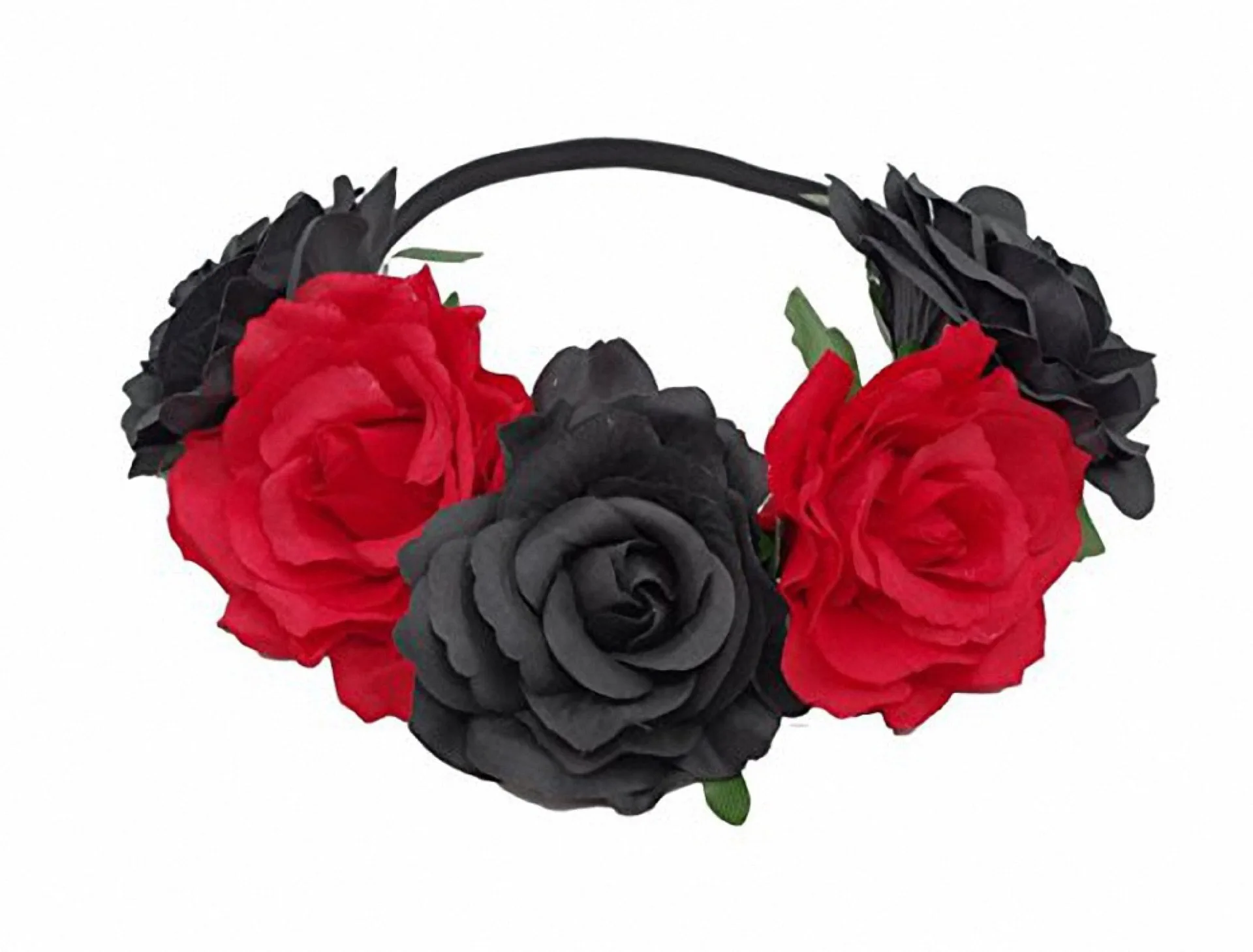 Party Beach Rose   Headband Hairband Floral Garland Wreath DIY Flower Crown Bridal Headpieces Birthday  Wedding Festival