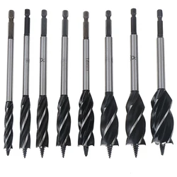 10-25mm Twist Drill Bit Set Wood Fast Cut Auger Carpenter Joiner Tool High Quality