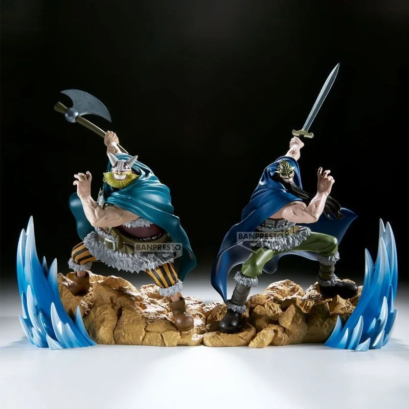 

Оригинальная аниме-фигурка Bandai One Piece: Дори и Броги, коллекционная статуэтка, фигурка для декора рабочего стола, украшение, подарок на день рождения