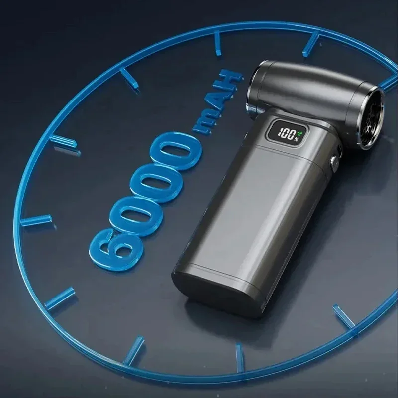1000000rpm turbo jet ventilador de ar poderoso motor sem escova recarregável portátil ventilador portátil ferramenta pc violento ventilador