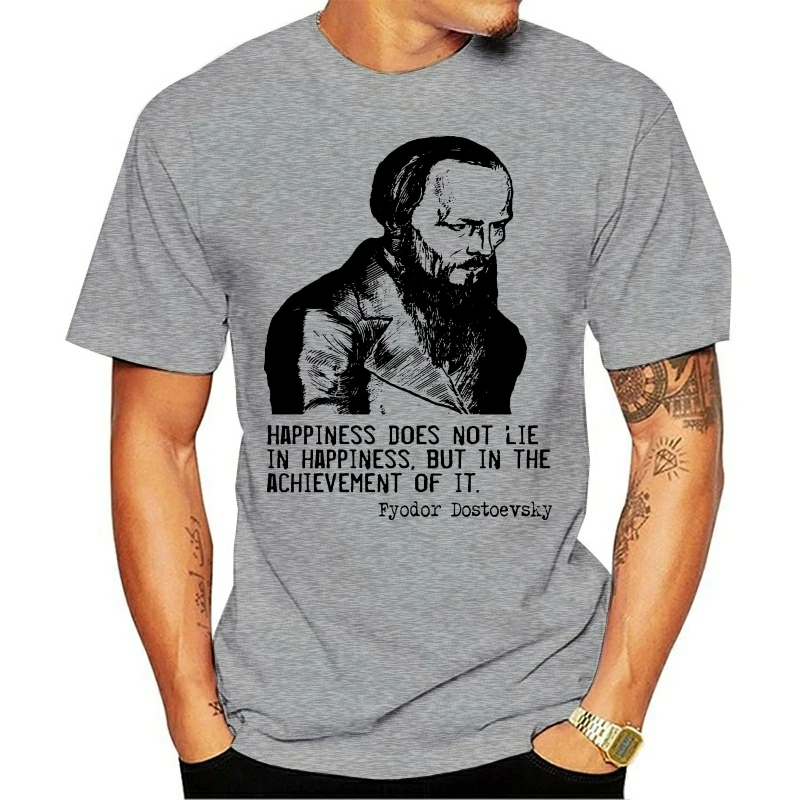 2020 New Fashion Brand Clothing Different Colours High Quality Dostoevsky - New Cotton White Tshirt Summer3D Print Tee