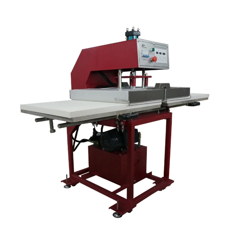 New flatbed heat press machine hydraulic leather embossing machine