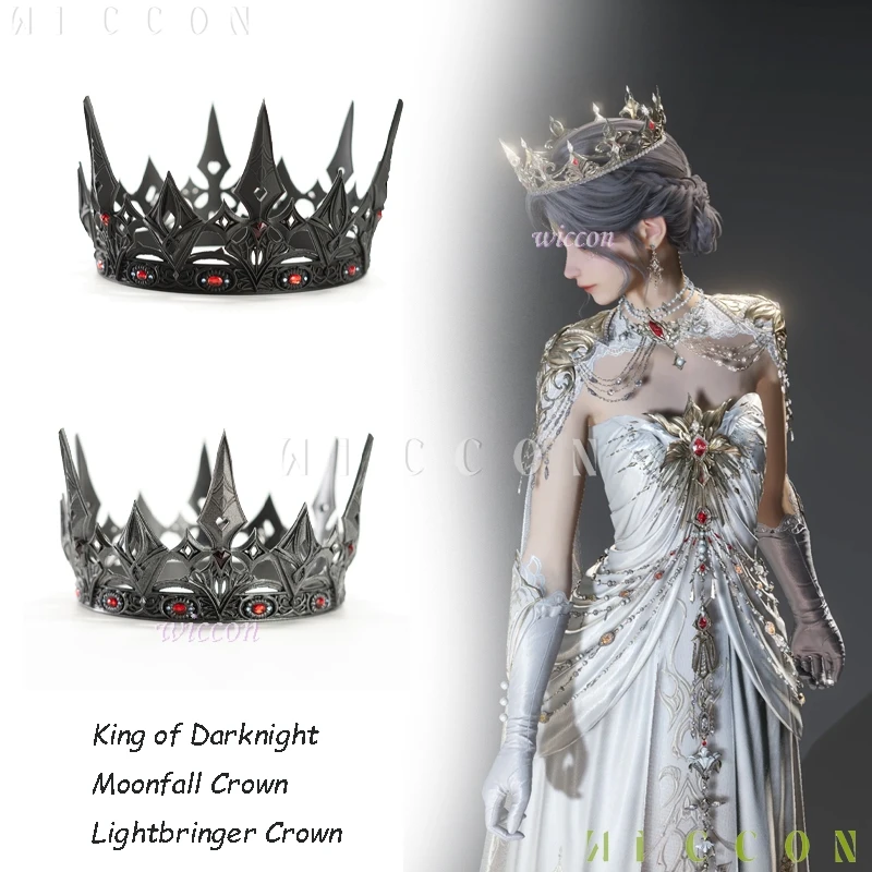 الحب والمساحة العميقة Xavier ملك الظلام Moonfall Lightbringer زوجين تاج تأثيري الدعامة تيارا هالوين يؤرخ فستان #2