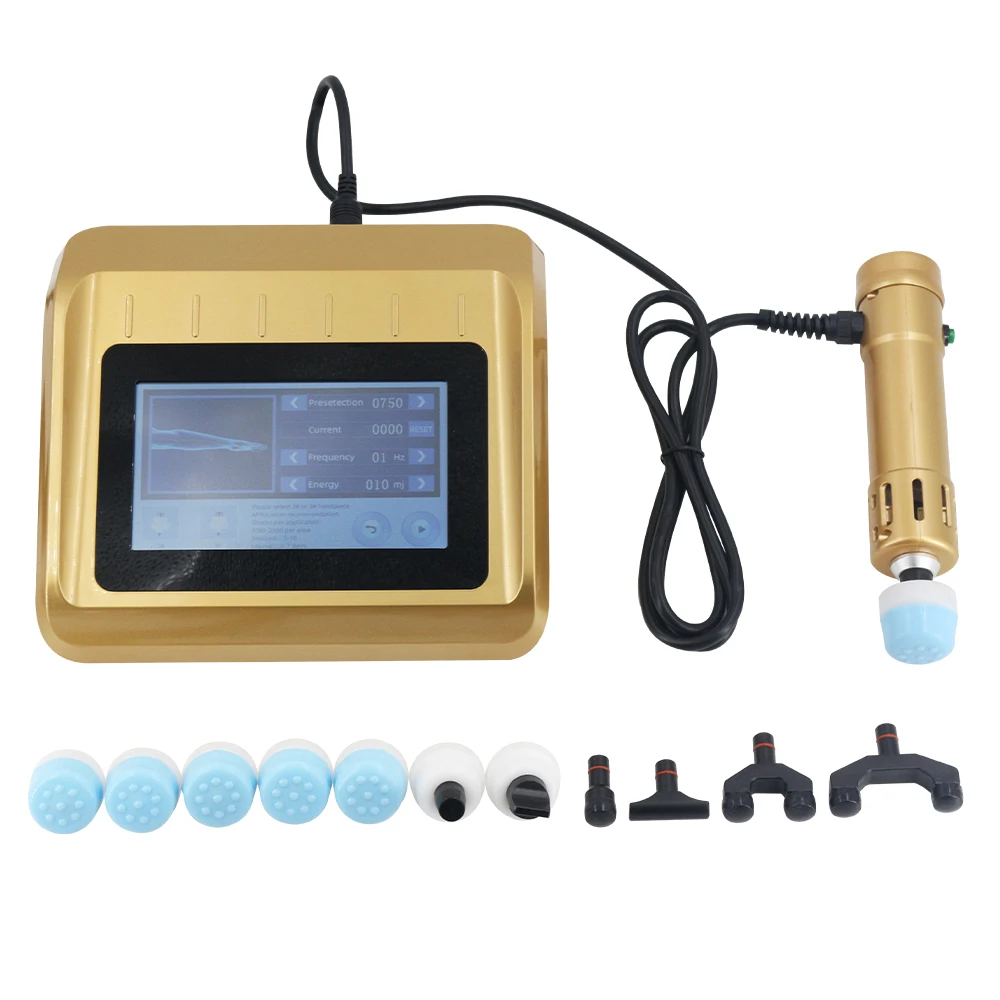 2025 Shockwave Therapy Machine Body Relaxation Massager For ED Treatment 250MJ Professional Shock Wave Physiotherapy 2 IN 1 Gun