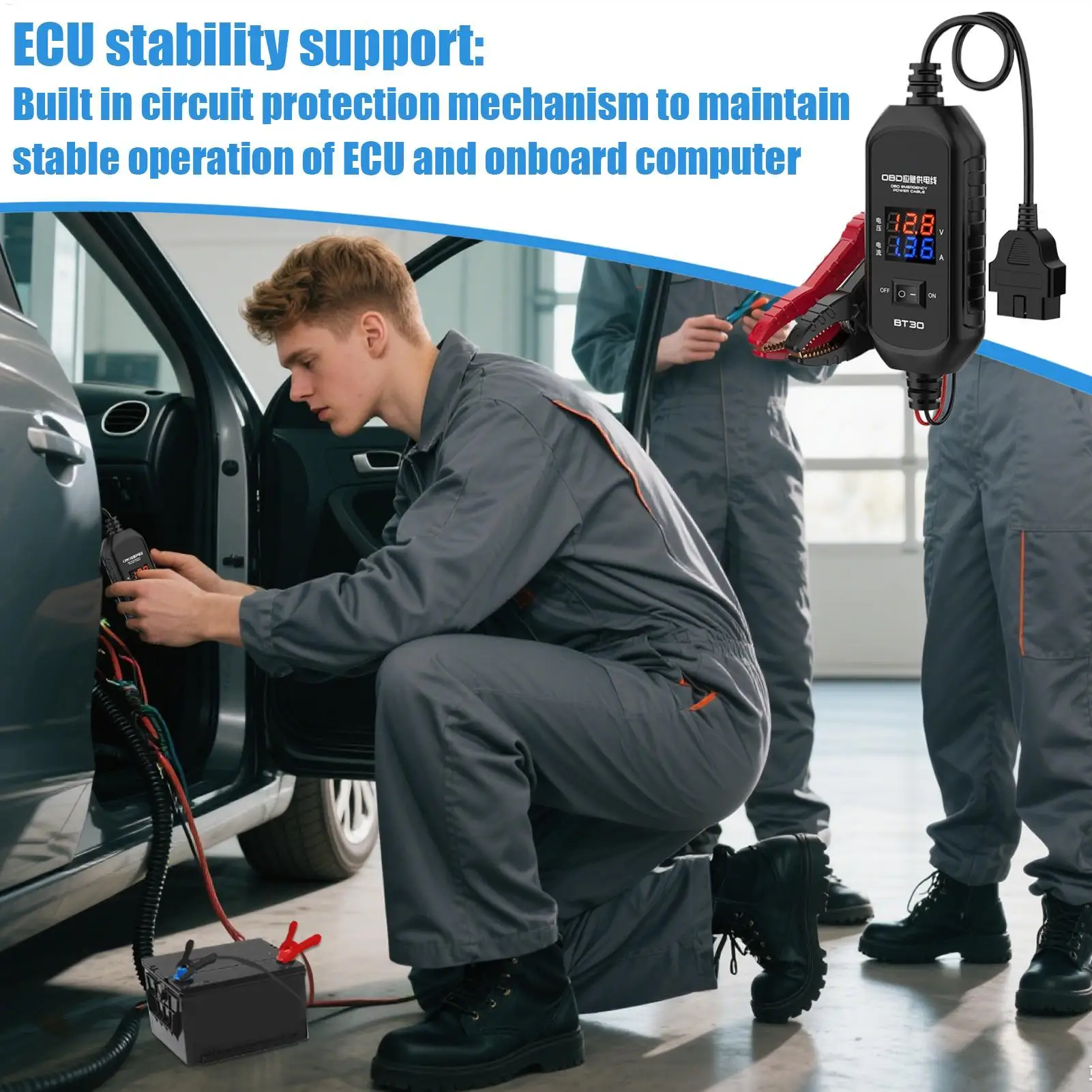 Memory Saver For Car Battery OBD Power Supply Cable For Car Plug-and-Play Power Connector Automotive Accessories For Truck RV