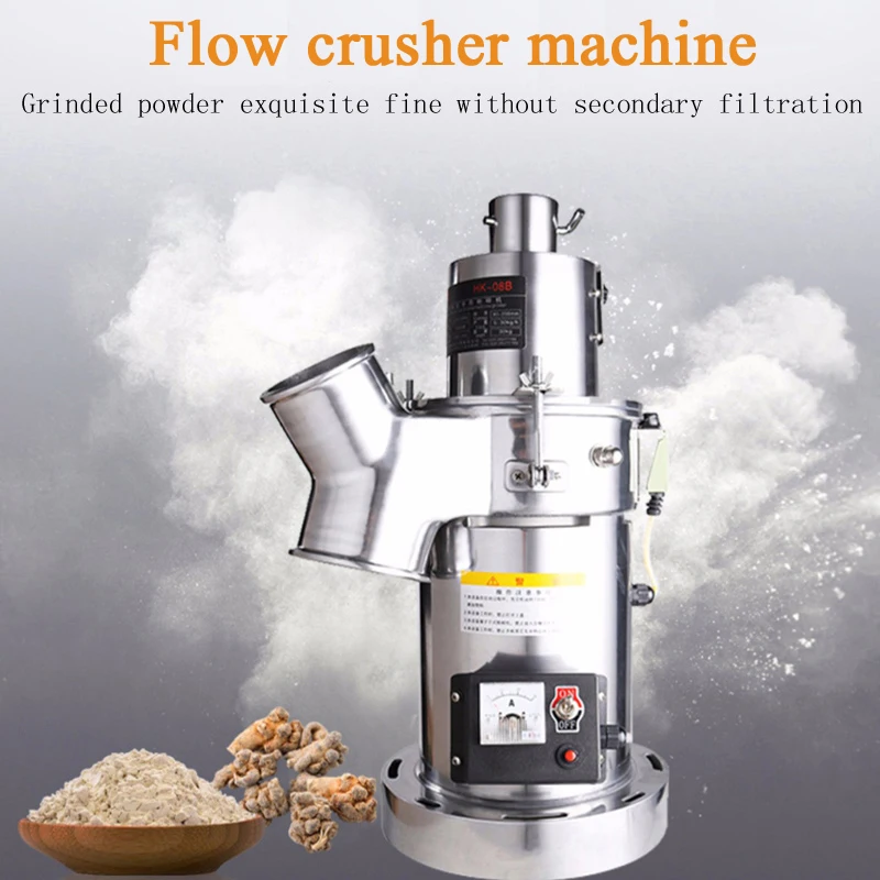 Electric Pulverizer Chili Pepper Grain Grinding Machines Commercial Dry Food Powder Grinder Spice Grinder