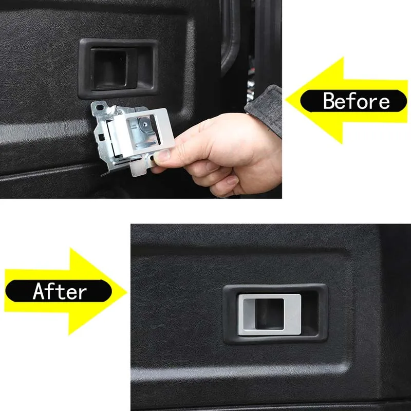 Poignée de porte intérieure de voiture, ensemble de remplacement gauche droite pour Land Rover Defender 90 110 130 204 – 2018, accessoires automobiles, 4 pièces