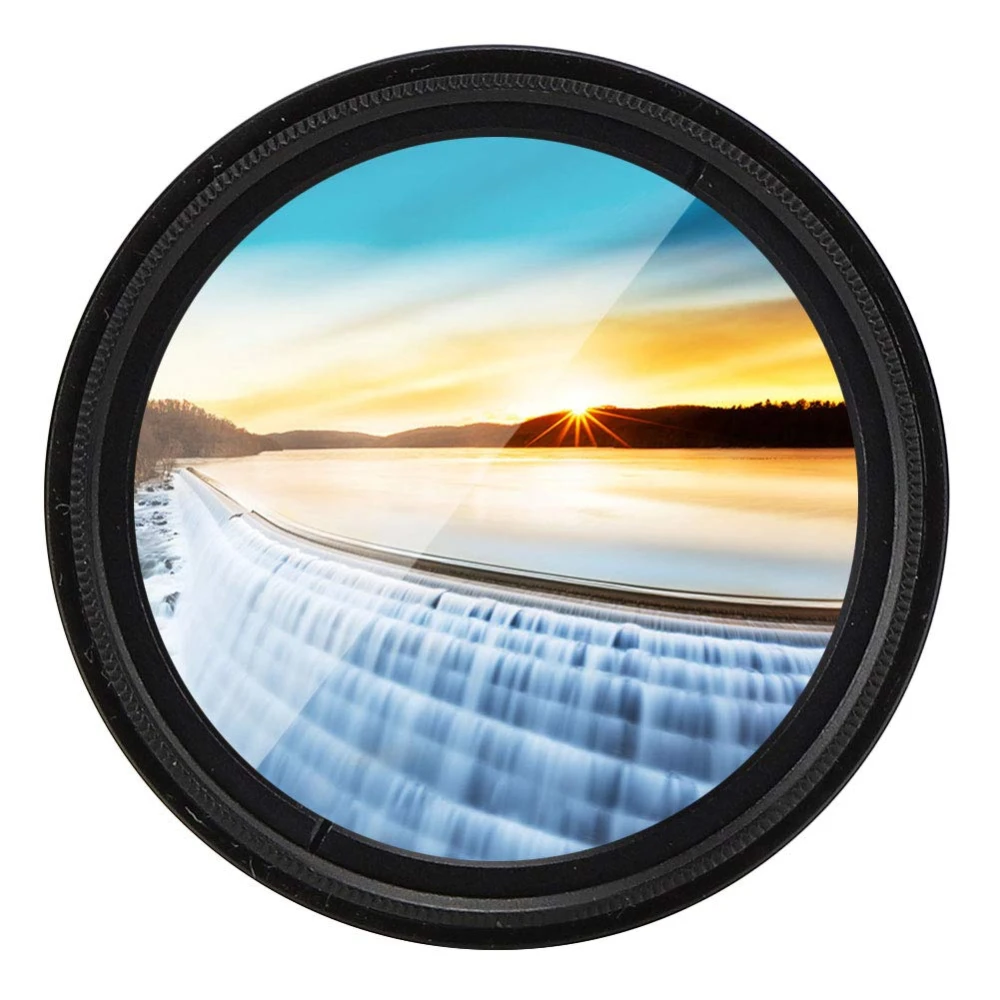 Variable Fader ND Filter Adjustable ND2 to ND400 Neutral Density for Camera Accessories Lens 11x11x2.5cm Polarizing Filter