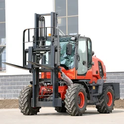 4x4 Forklift New Diesel Forklift Truck 3 Ton 4x4 All Terrain Forklift ISO CE China Manufacturer