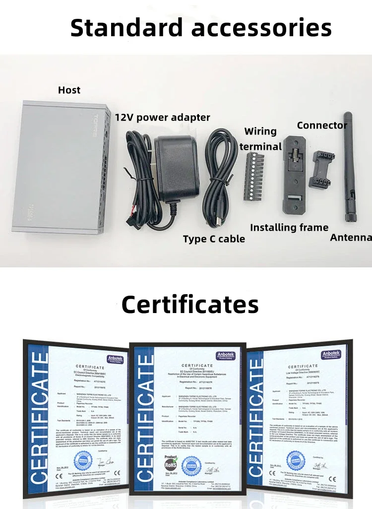 อุตสาหกรรมรีโมทคอนโทรลไร้สาย 8 ช่อง WiFi 4G โมดูลรีเลย์ Modbus RTU Data Acquisition โมดูลเอาต์พุตรีเลย์