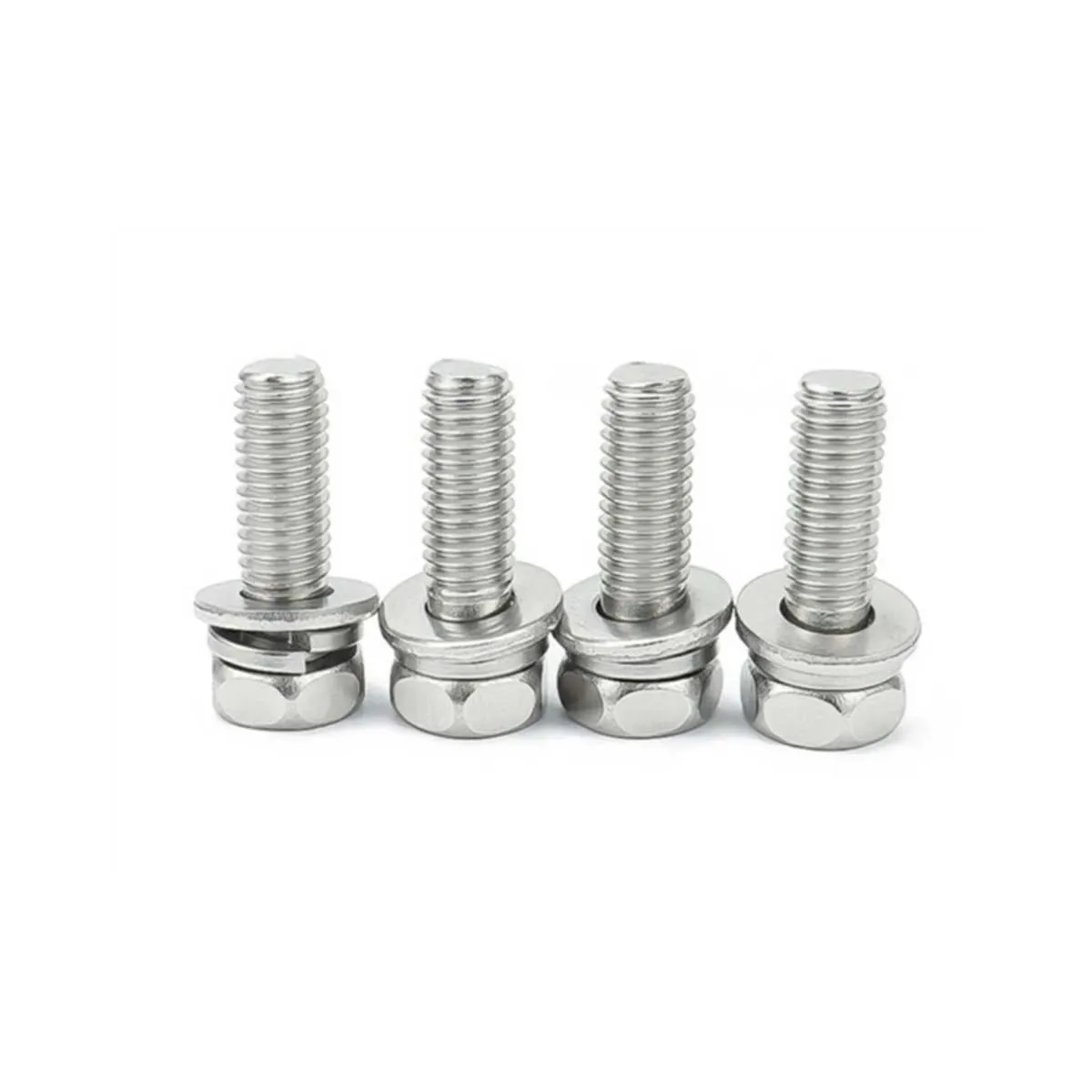 316 Stainless Steel Cross Hexagonal Triple Combination Screw And Recessed Combination Bolt