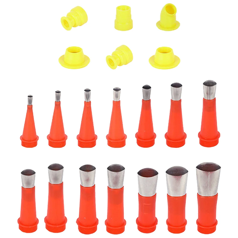 1 مجموعة 1 مجموعة الفولاذ المقاوم للصدأ السد فوهة أدوات عدة قابلة لإعادة الاستخدام غير عصا بالتنقيط خالية السد نصائح للمنزل المطبخ الحمام