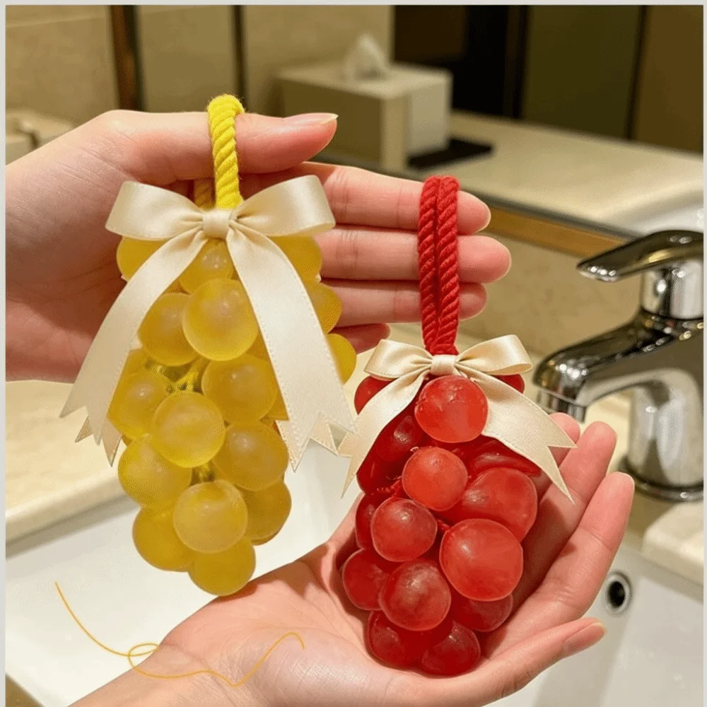 Exquisite Fresh Fragrance Grape Cluster Soap Wash Face Bathe 3D Grape Soap Gifts Cleaning Dirt Bathroom Fragrance Party Favor