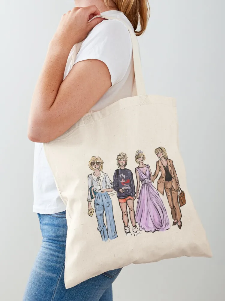 Princess Di Fashion Tote Bag tote bag men's sac pour femme Canvas Tote Bag