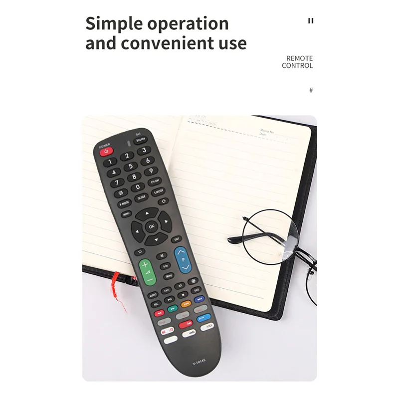 

V-1014S Universal Remote Control Multi-Device Compatibility Easy Setup For TV, DVD B-[A49T]
