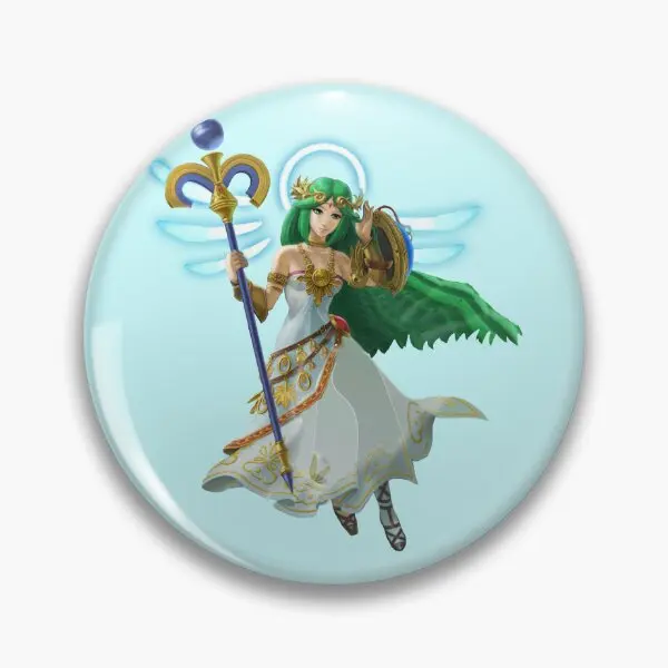 Palutena Smash Ultimate Artwork, мягкая булавка на пуговицах, милая металлическая модная креативная булавка для лацкана, женский декор, ювелирный значок, воротник, подарок
