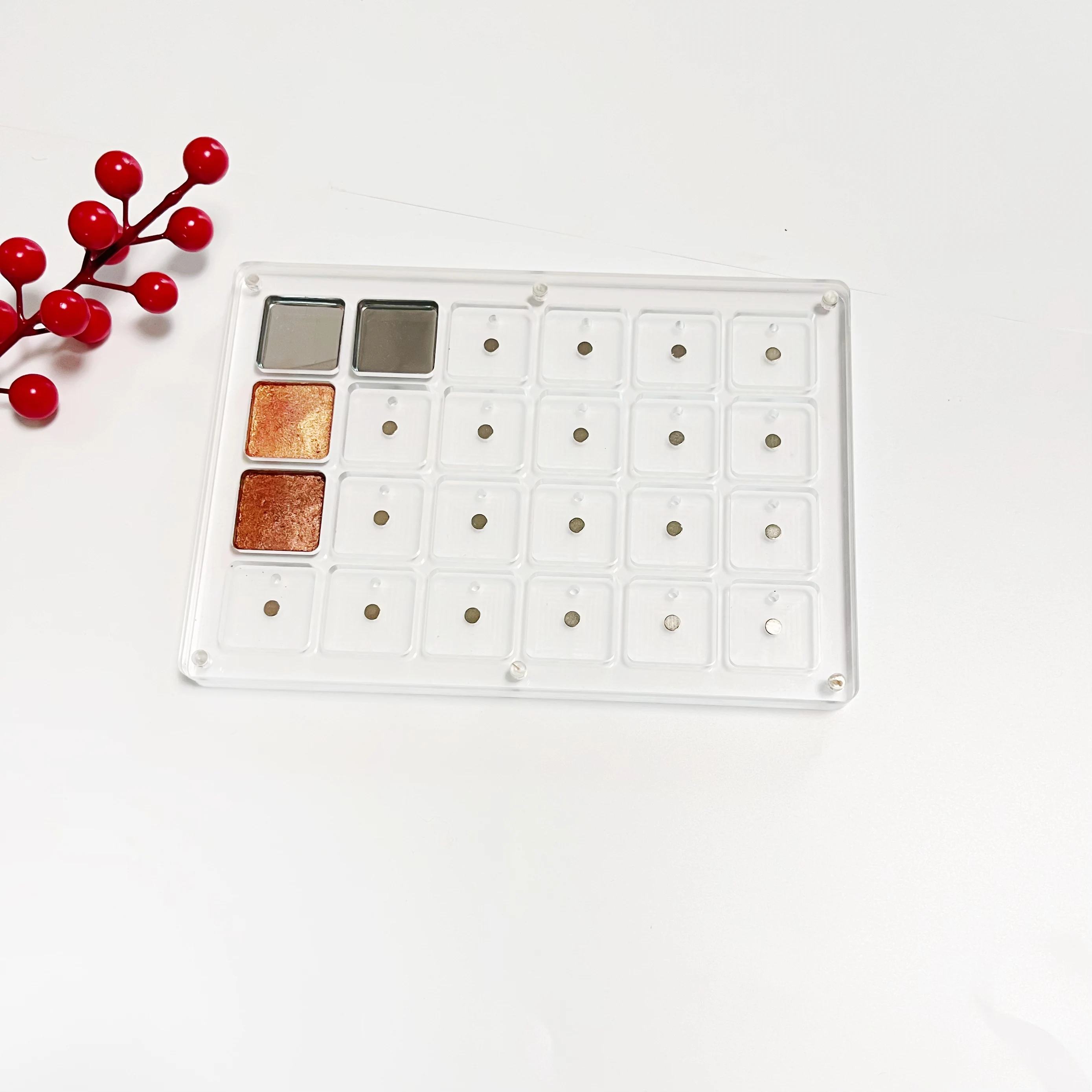 Clear Acrylic Empty Magnetic P - огляд і ціна Offset Spatula Set