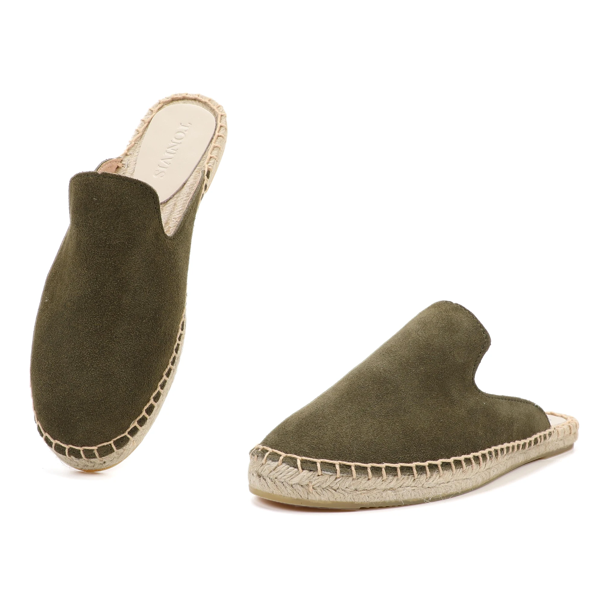 Klassische Espadrille-Pantoletten für Damen – bequeme und vielseitige Hausschuhe in trendigen Farben – Detail 11