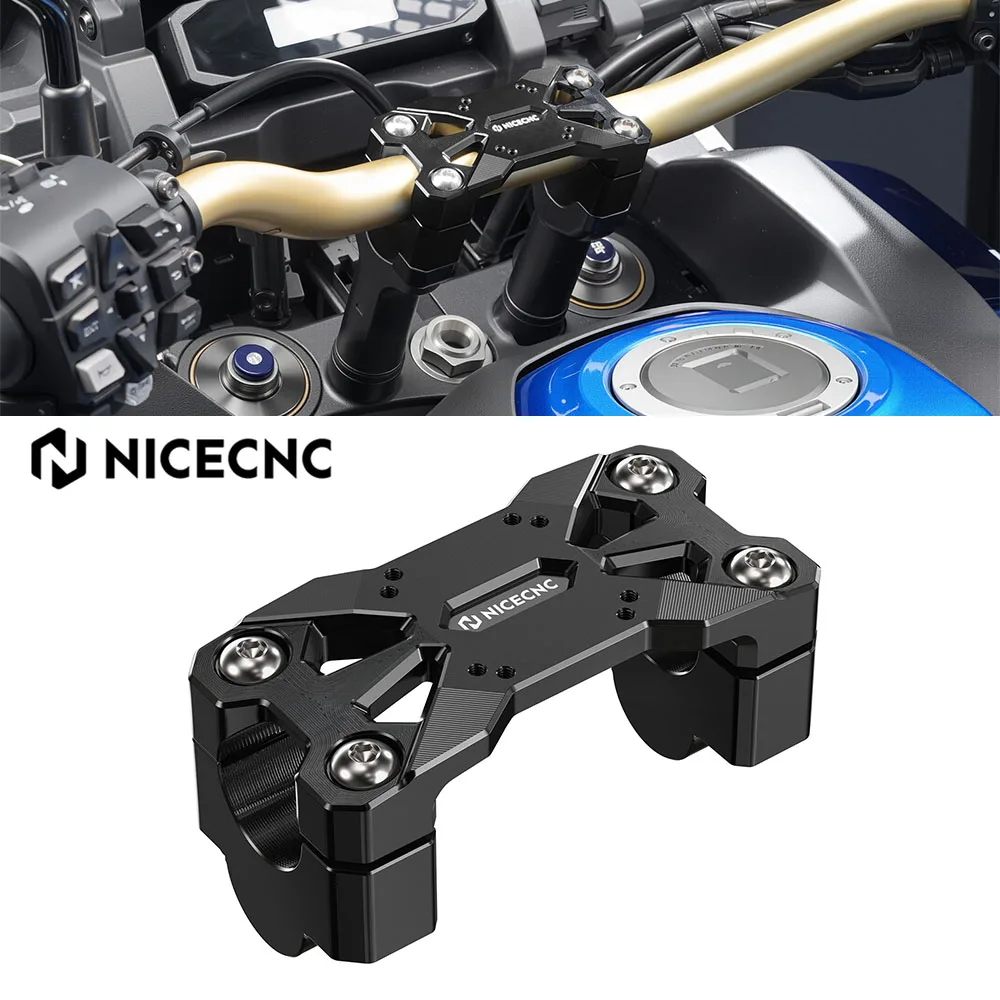 Image of NICECNC Lenker-Obere Klemme AMPS-Muster für Honda Africa Twin CRF1100 Africa Twin CRF1100 Adventure 2020-2025 2024 2023 2022