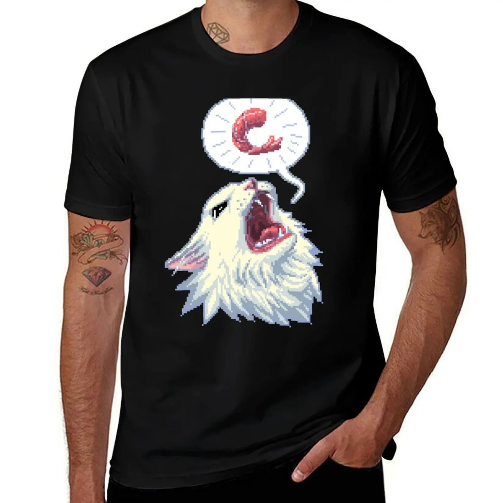 

men t T-Shirt Thurston man shirts shirts for cotton 8-bit shirts Shrimpin' man graphic t the cat T-Shirt casual t soft man for