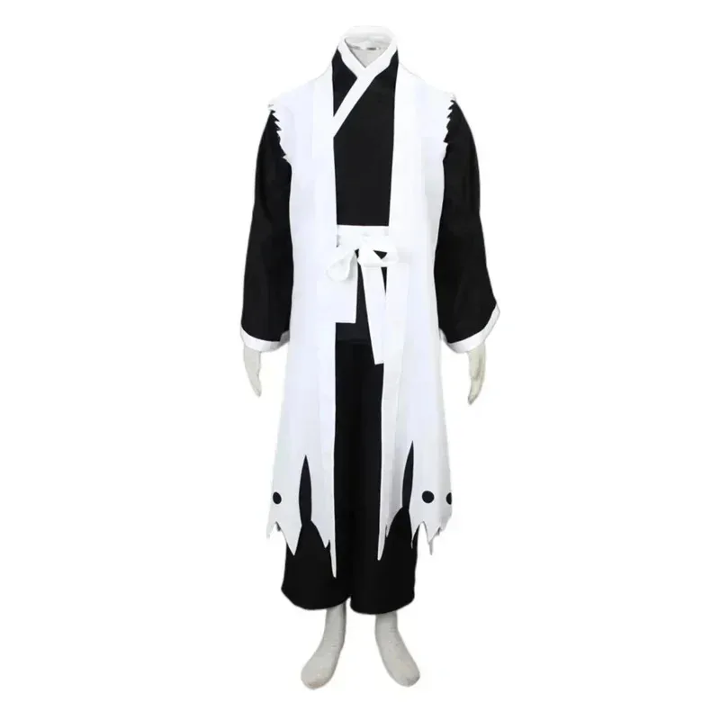 أزياء أنيمي بليتش 11th قسم الكابتن زاراكي كينباتشي أزياء تنكرية كيمونو زي موحد أزياء رجالية