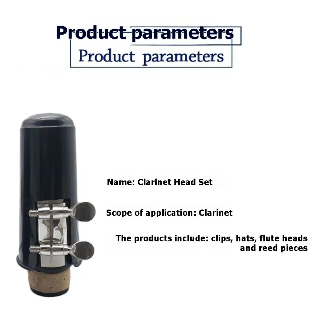 

Новый комплект мундштуков для кларнета Bb 2026 года, бакелитовый мундштук для кларнета Bb, аксессуары для музыкальных инструментов