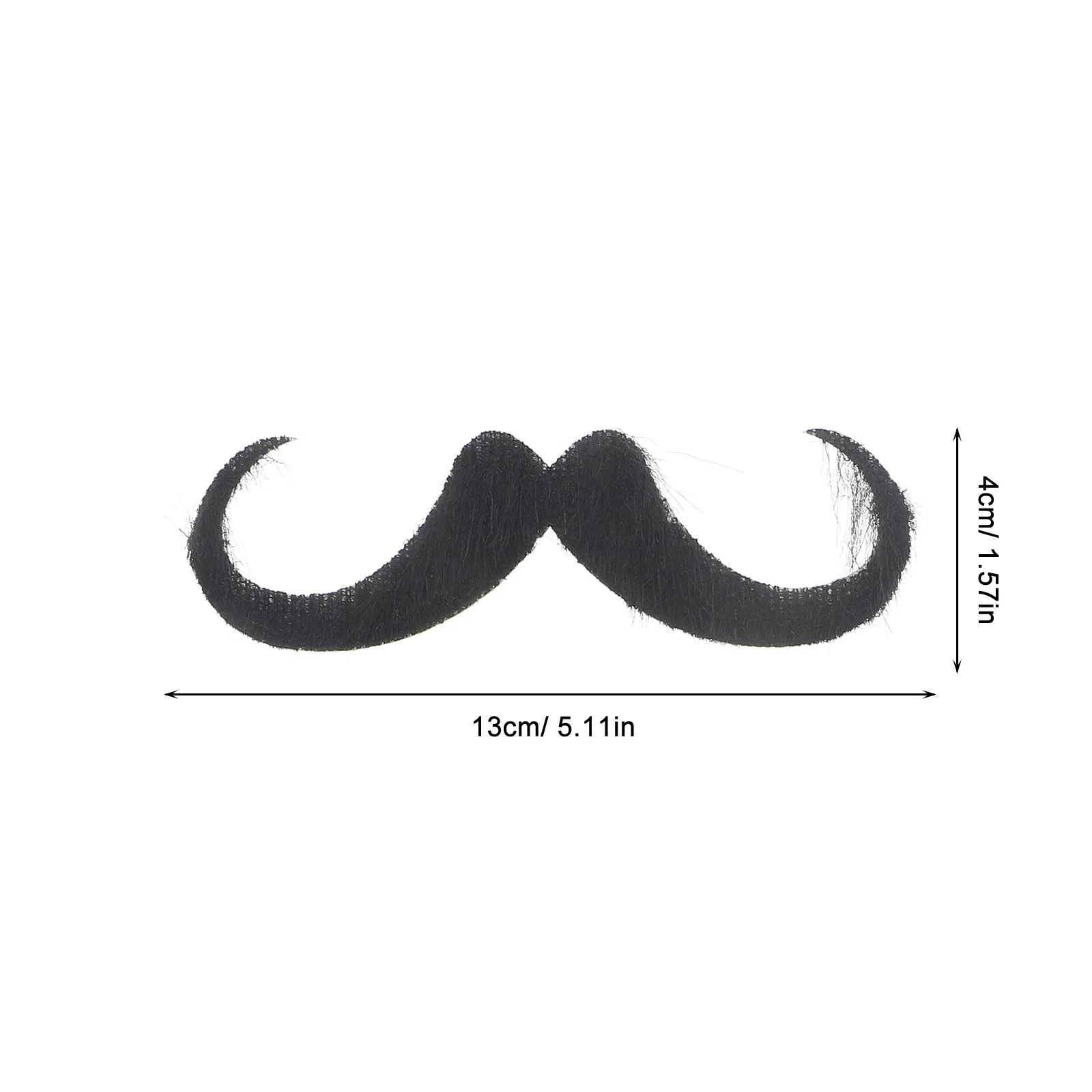 1 Zestaw Wygodny Krój Realistyczne Wąsy Sztuczna Broda Halloween Cosplay Kostium Rekwizyt Fotograficzny Sztuczna Broda dla Mężczyzn Rekwizyty na Imprezę Halloween
