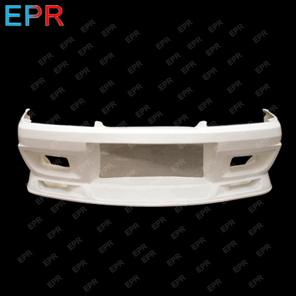 For Nissan R32 Skyline GTS Front Bumper Car accessories Exterior Body kits DO style FRP Fiber Glass Unpainted