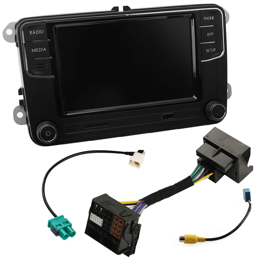 الضوء الأخضر RCD360 Pro Noname MIB Carplay راديو السيارة أندرويد السيارات بلوتوث الوسائط الملاحية لسكودا اوكتافيا اليتي سوبر B