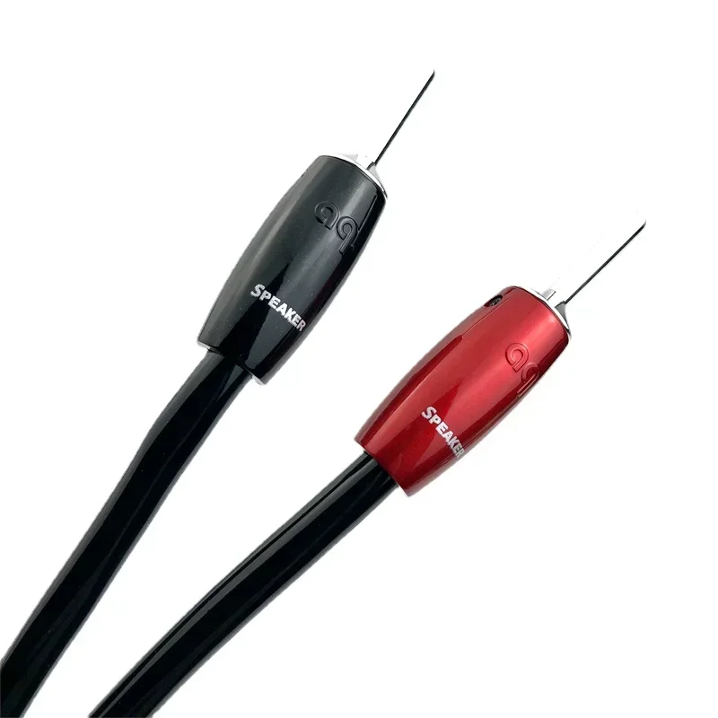 Kabel głośnikowy Rocket 88, solidny PSC + miedziany kabel głośnikowy HiFi Audio 1000, srebrna wtyczka bananowa, przewód głośnikowy o wysokiej