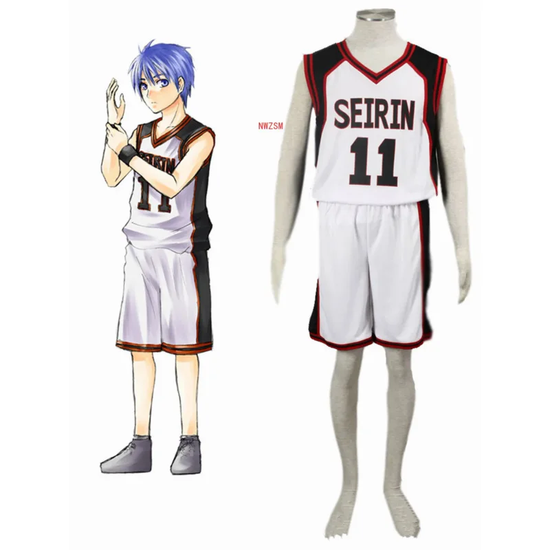 

Униформа для баскетбола Kuroko no Basuke SEIRIN, костюм для баскетбола Kuroko's Kuroko Tetsuya для мужчин и женщин, спортивная одежда