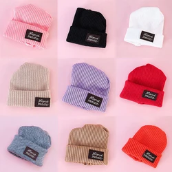 Candy Color Cute Knitted Hat Skate Cap Fashionable knitted Wool Doll Hat Accessories for 1/6 30cm Doll Accessories