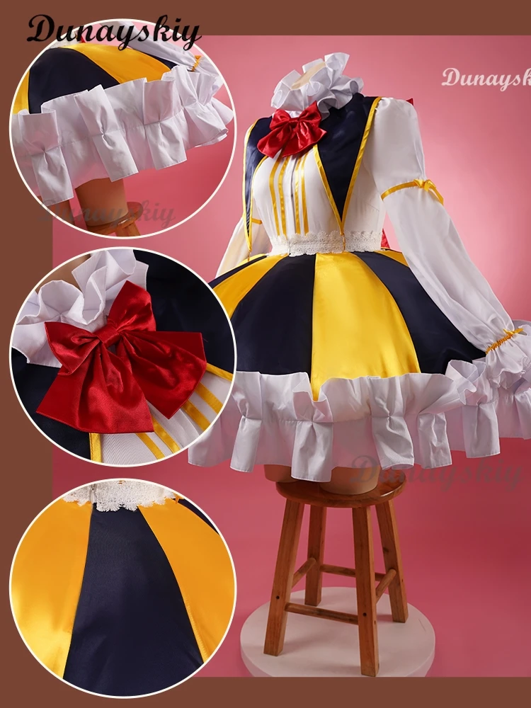 M circo i Costume Cosplay ku Torta carino gonna soffice Abito da festa da sera femminile Set completo Parrucca di alta qualità Uniforme Halloween