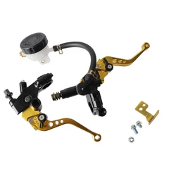 Motorcycle Brake Clutch Pump Lever Hydraulic Master Cylinder Accessories 7/8
