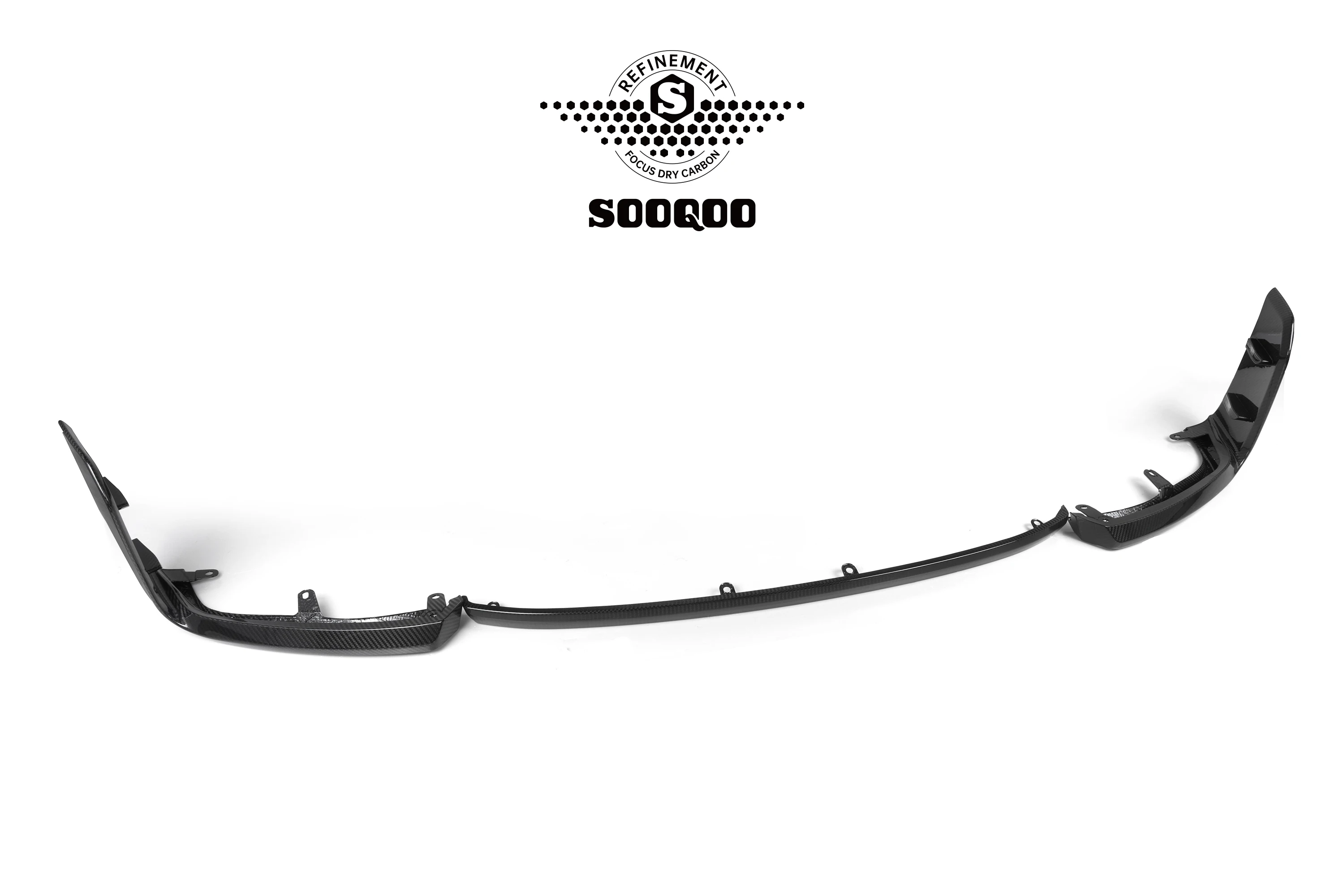Per fibra di carbonio a secco M2 G87 labbro anteriore M Performance parte auto in fibra di carbonio a secco BMW M2 G87 2023-IN