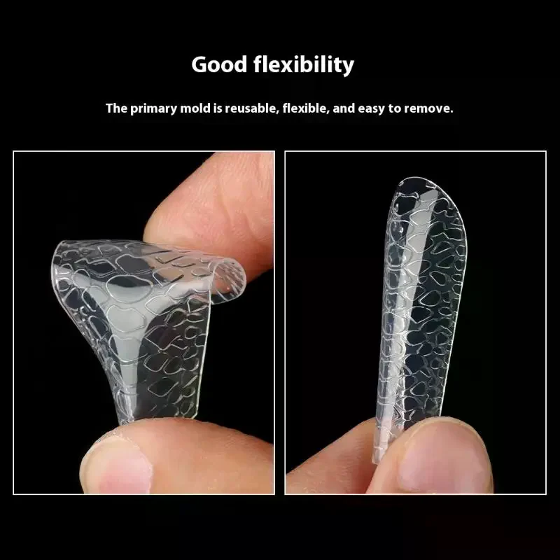 エクステンションつけ爪アートチップ透明フェイクフィンガーUVジェルポリッシュモールドスカルプテッドフルカバープレスオンネイルサロンマニキュアツール